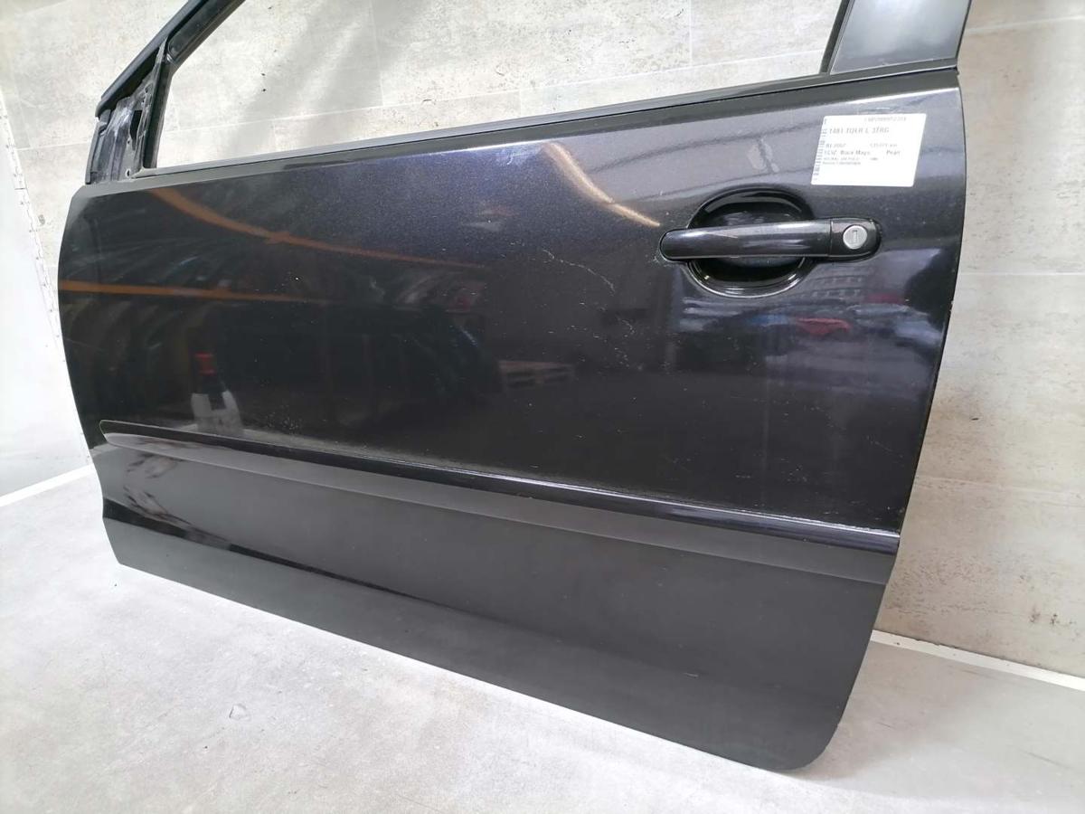 VW Polo 9N3 original Tür vorn links LC9Z Black Magic Pearl 3-Türer Bj.2007